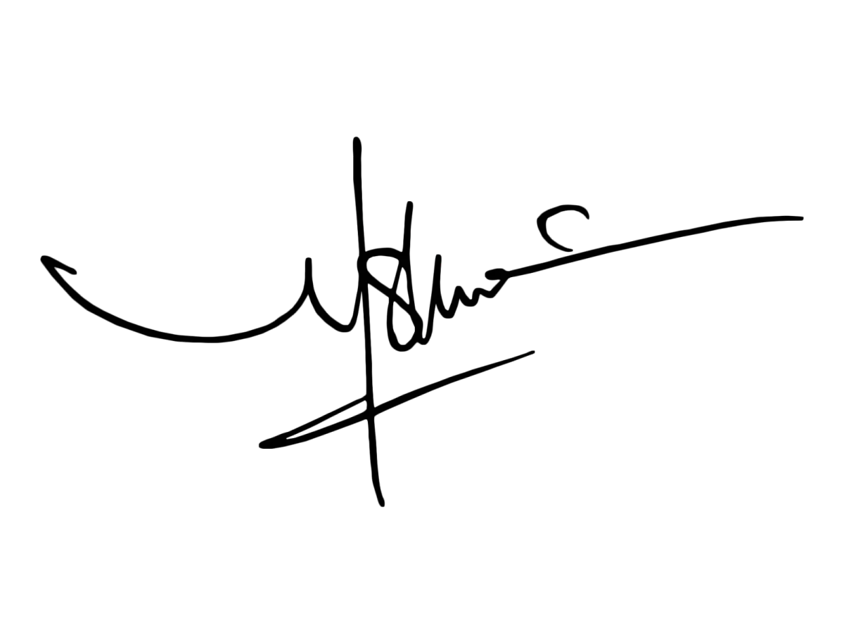 Tanda tangan Ketua Cabang